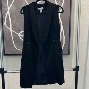 H&M Black Tailored Vest